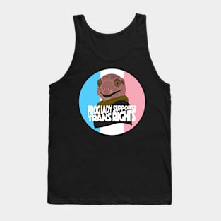 Frog Lady Supports Trans Right Tank Top